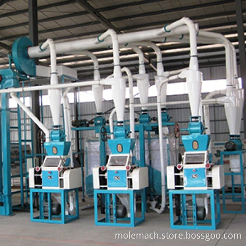 15t/24h Maize/Corn Flour Milling Plant